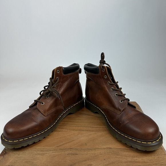 New Mens Dr Marten Saxon 939 Tan Boot Casual Combat‎ Boots Size 14 M main image 5